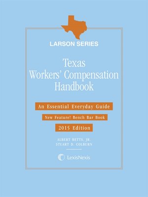 cover image of Texas Workers' Compensation Handbook